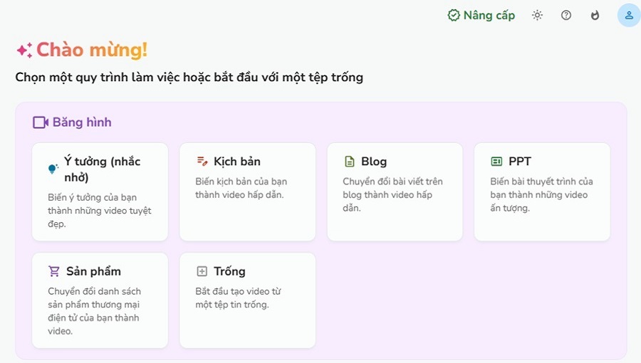 Phần mềm Fliki-AI-giao-dien