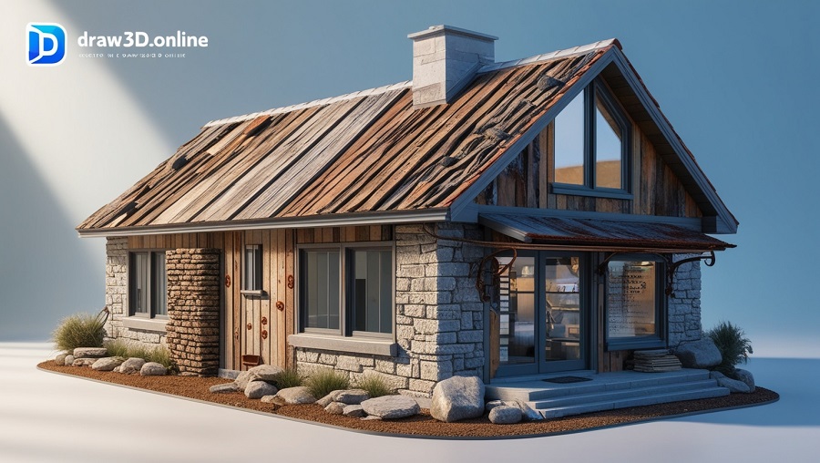 Draw3D-Online_Hiển Thị Vật Liệu Thực Tế 3D Trong Thiết Kế